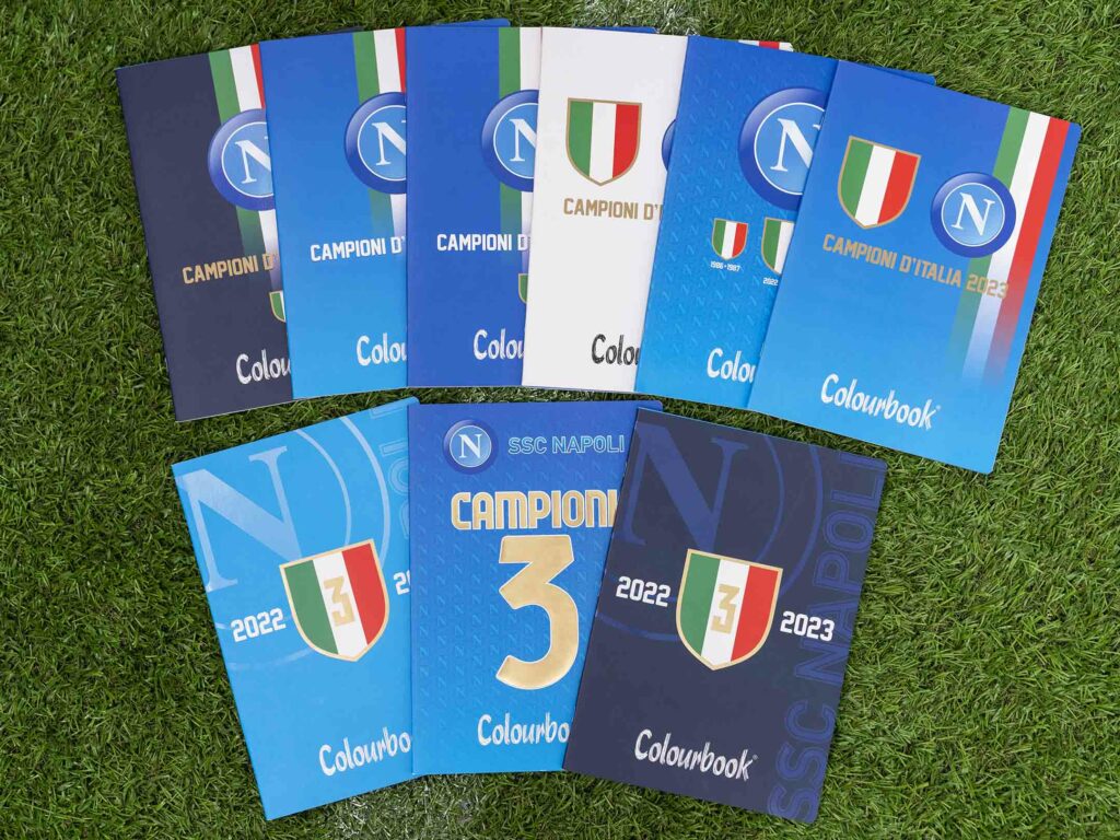 Quaderno A4 Campioni d’Italia – Quadretti con margine