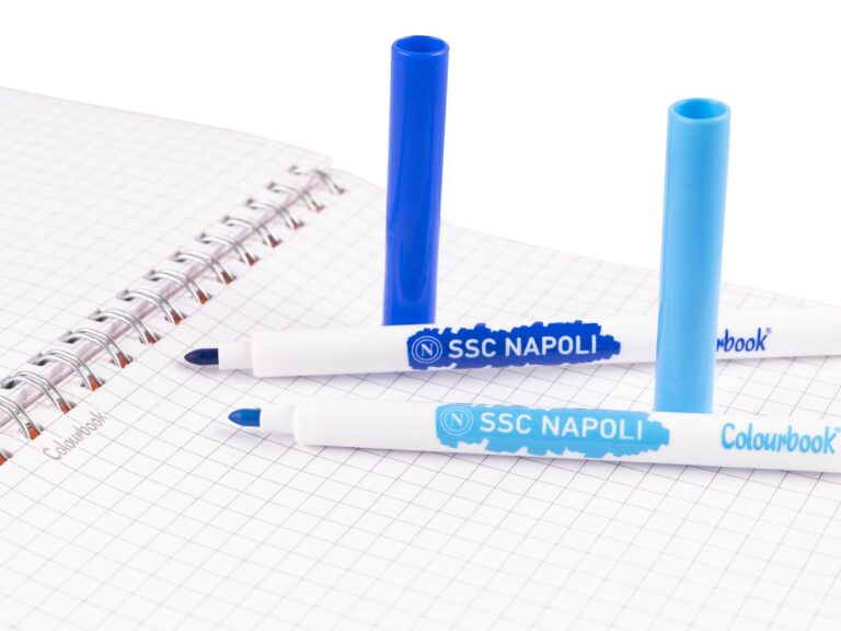 Pennarelli lavabili per bambini 24 colori – SSC Napoli