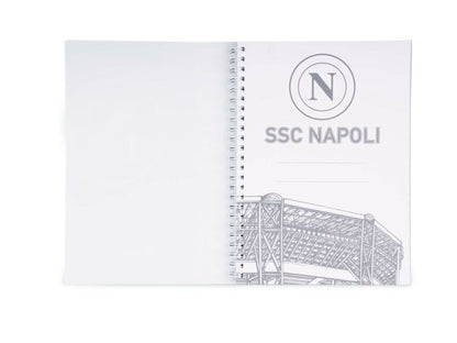 Quaderno a spirale A4 SSC Napoli – Righe medie e superiori